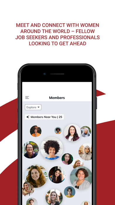 Dress for Success iPhone screenshot 1 - Social Networking app