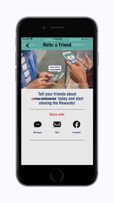 fas REWARDS® Screenshot