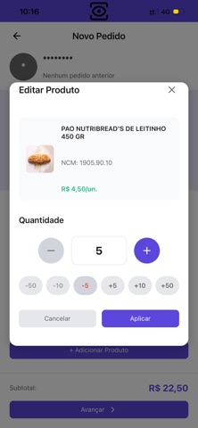 Nutribreads screenshot