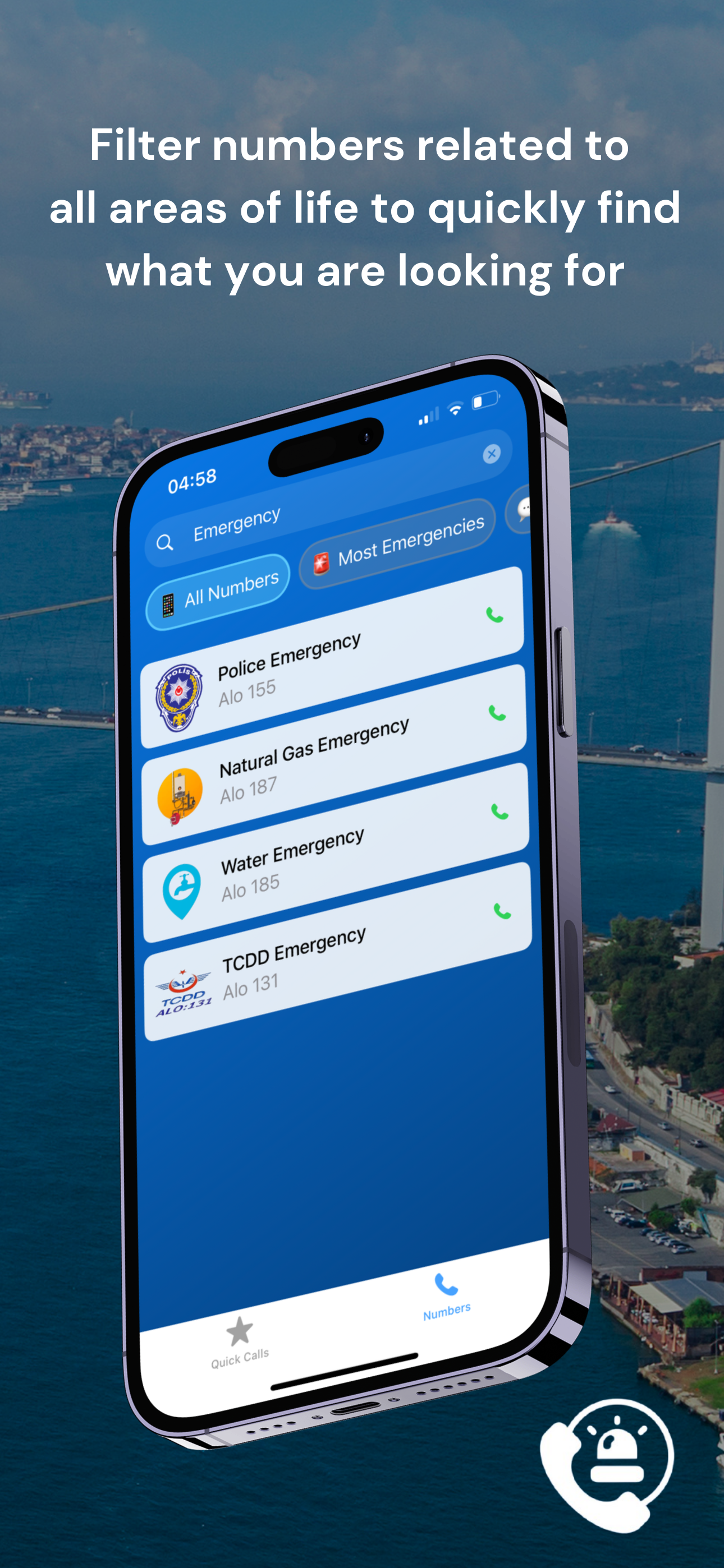 112 Emergency Numbers: Türkiye