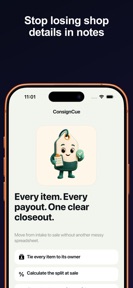 Consignment Tracker: Cue screenshot