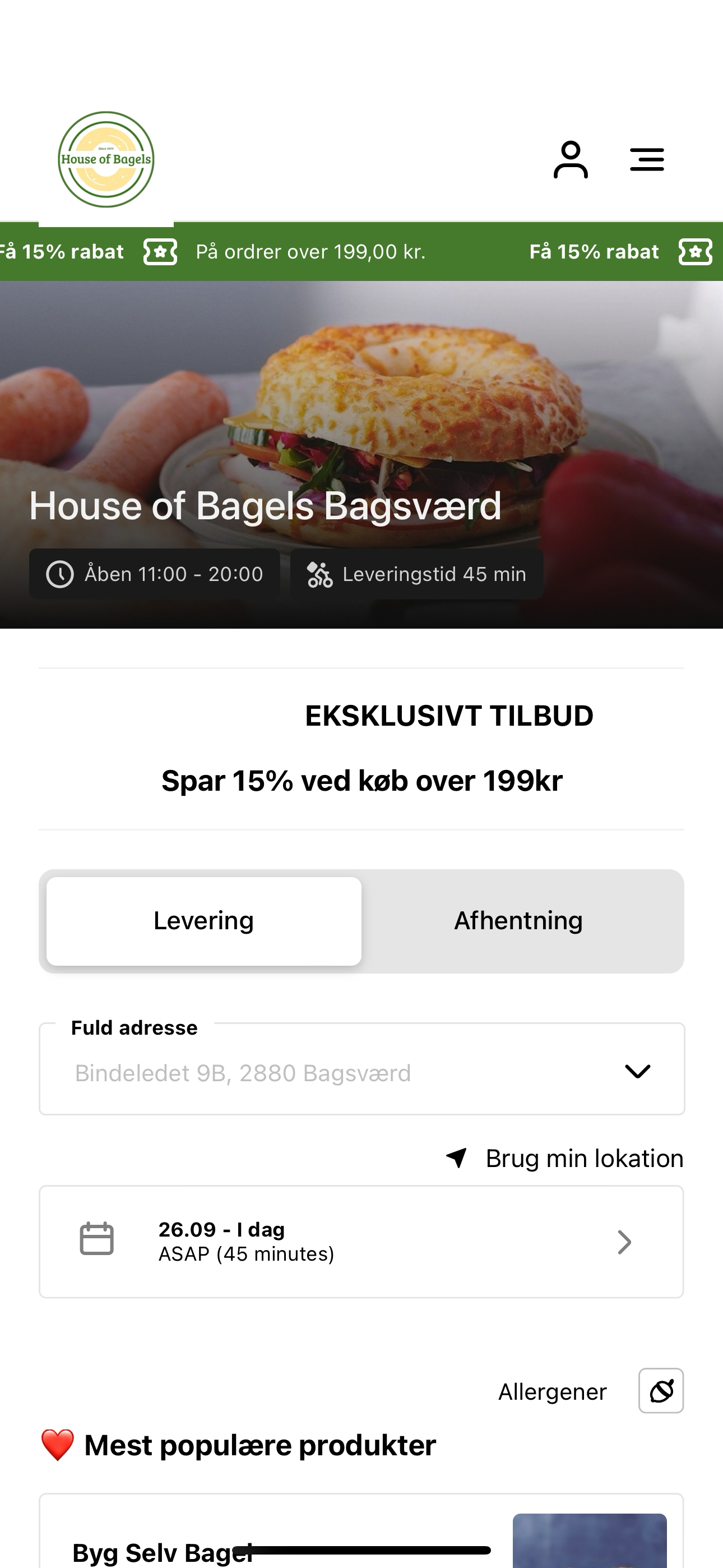 House of Bagels Bagsværd