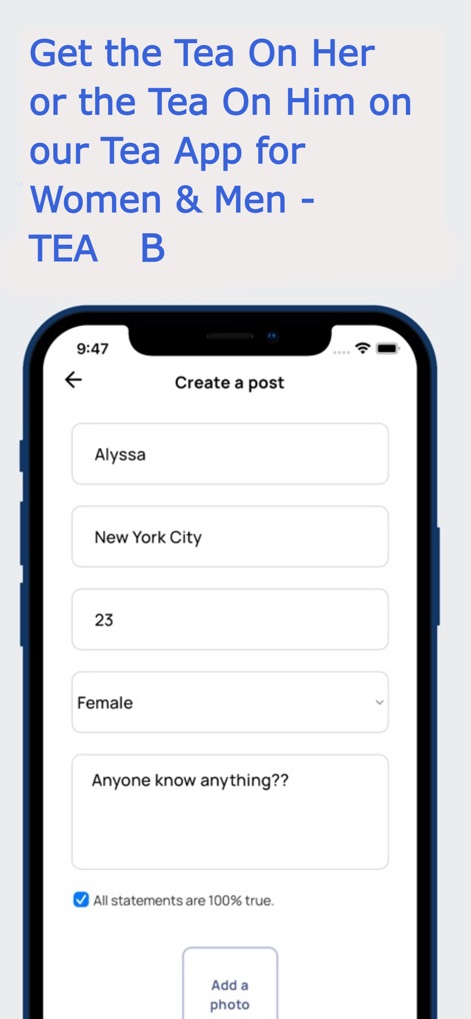 Tea App for Women & Men: TEA B - Lifestyle App | MWM