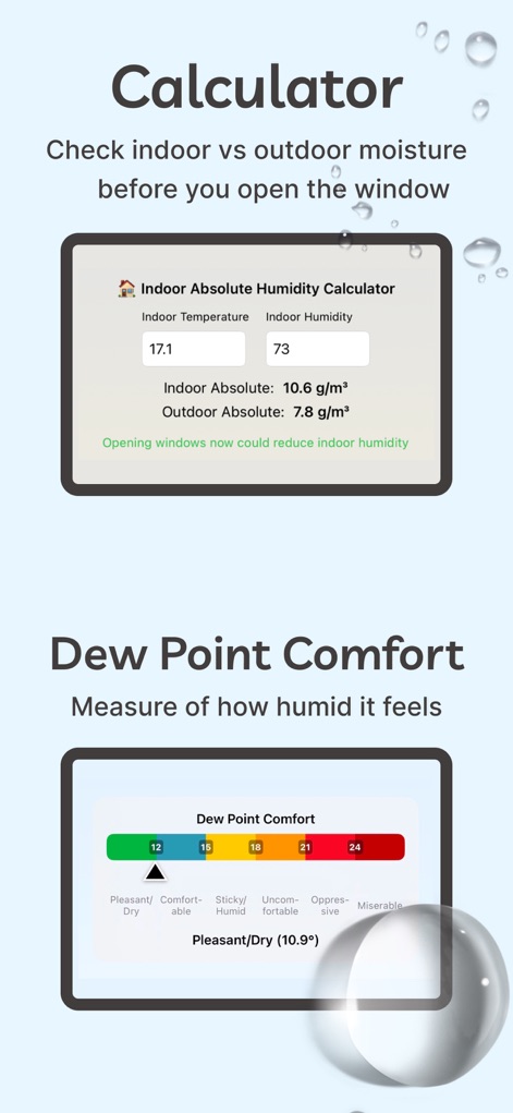 Humidity Window - Stoßlüften - App de Tiempo | MWM
