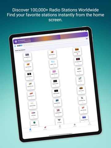 TuneXa Radio: Live FM Music ipad screenshot 2