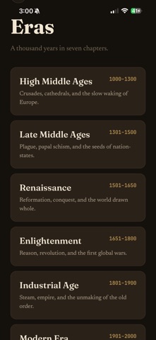 History Timeline - Saeculum Screenshot 6 of 7
