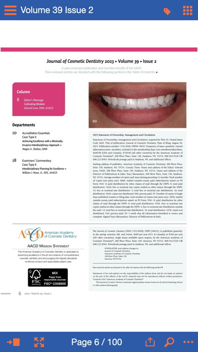 Screenshot #3 pour Journal of Cosmetic Dentistry