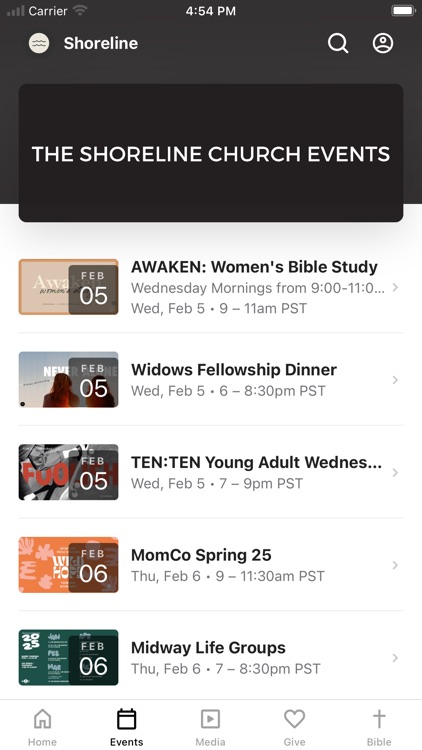The Shoreline Church App