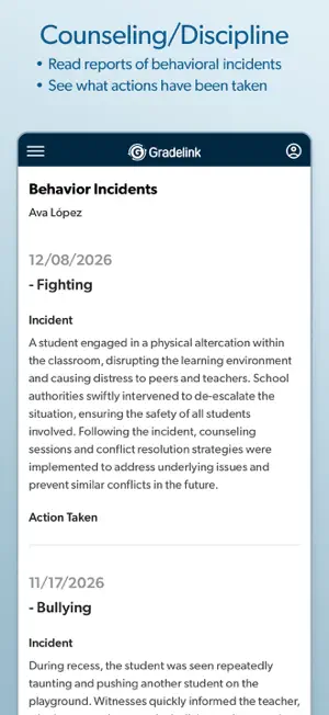 Gradelink Student/Parent App screenshot 4