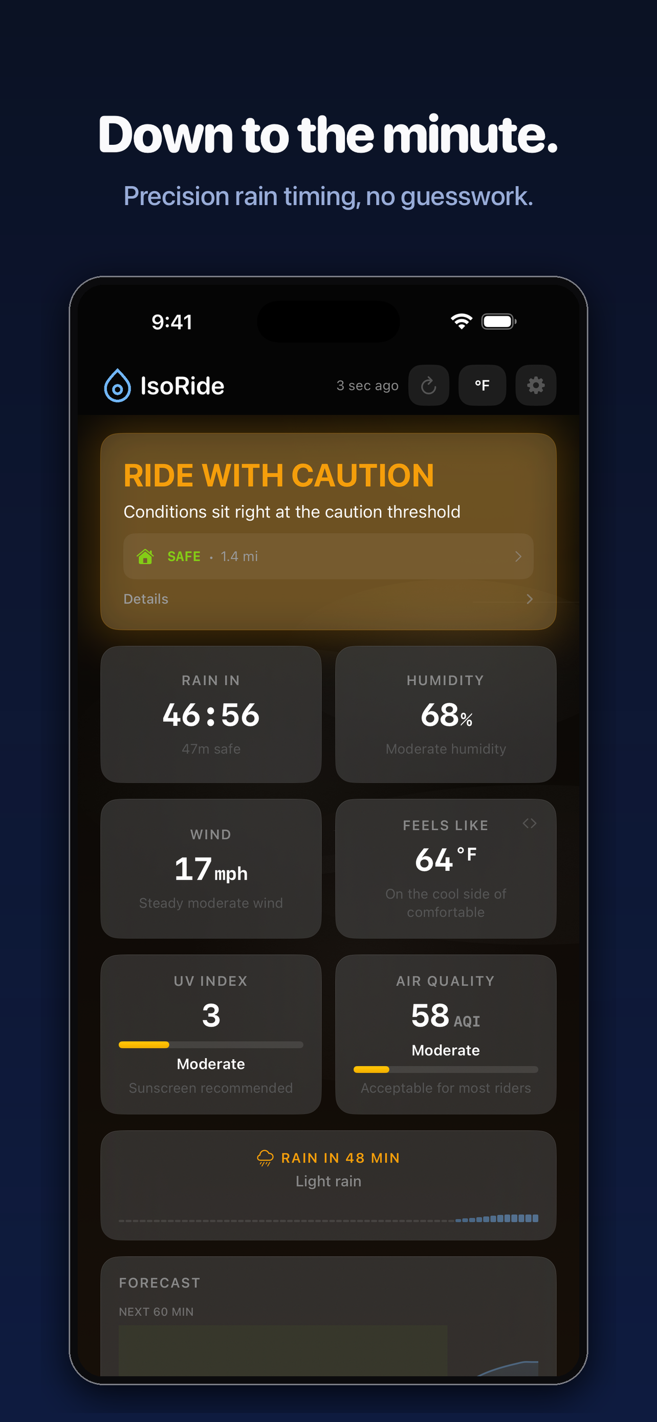 IsoRide: Cycling Weather screenshot 8