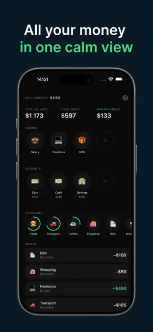 Lefta: Budget & Expense screenshot 2