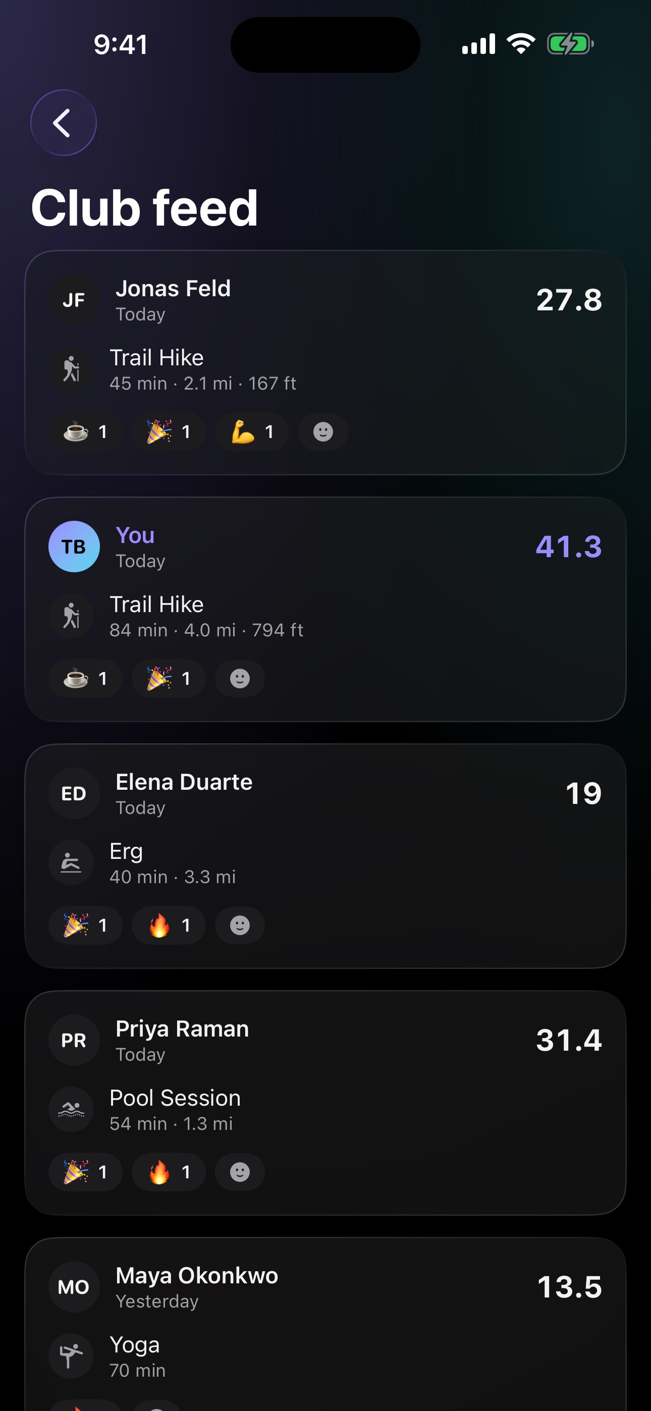 Screenshot 4 of Roster - Club Fitness