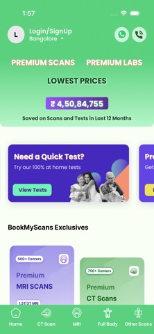 BookMyScans screenshot