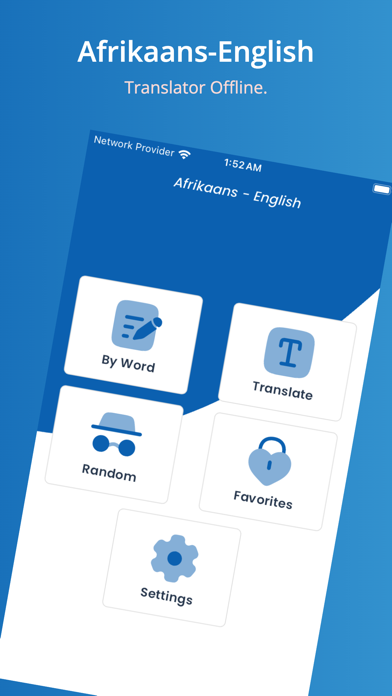 Screenshot 1 of Afrikaans Translator Offline App