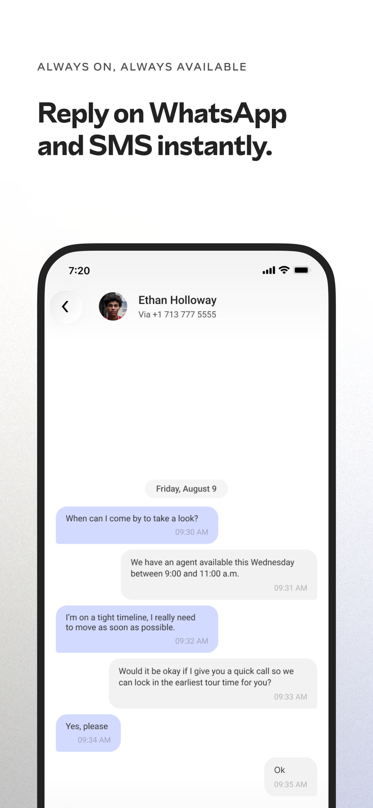 2Chat: Voice, WhatsApp & SMS screenshot 4