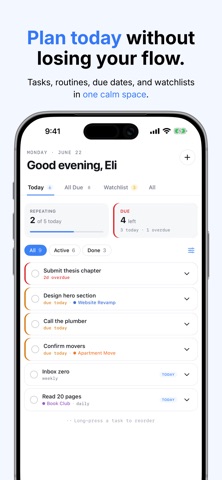 Flowta: Daily Planner & Habits Screenshot 1 of 7