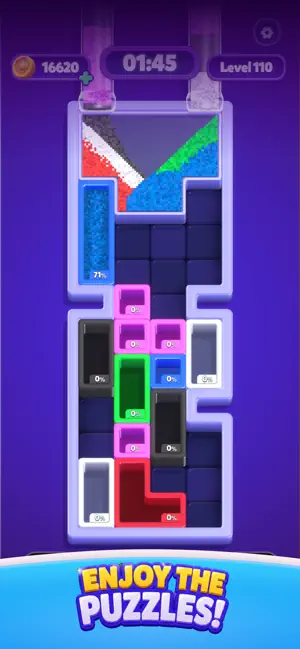 Sand Blocks: Drop Puzzle screenshot 1