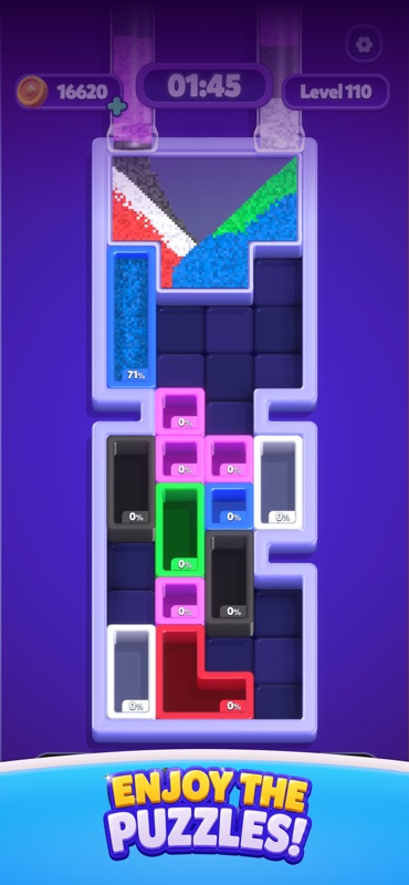 Sand Blocks: Drop Puzzle screenshot 1