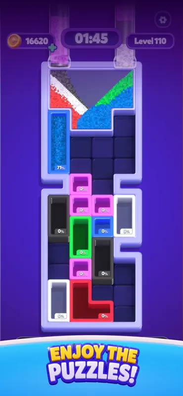 Sand Blocks: Drop Puzzle screenshot 1 of 7