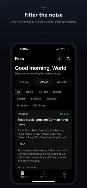 Finio: Your Finance Friend screenshot 2