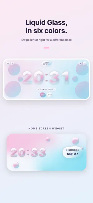 Clockist: Desk Clock & Days screenshot 2