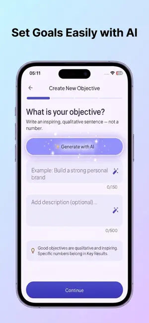 OKR Personal: Goal Management screenshot 3