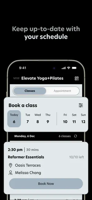 Elevate Yoga+Pilates screenshot 1