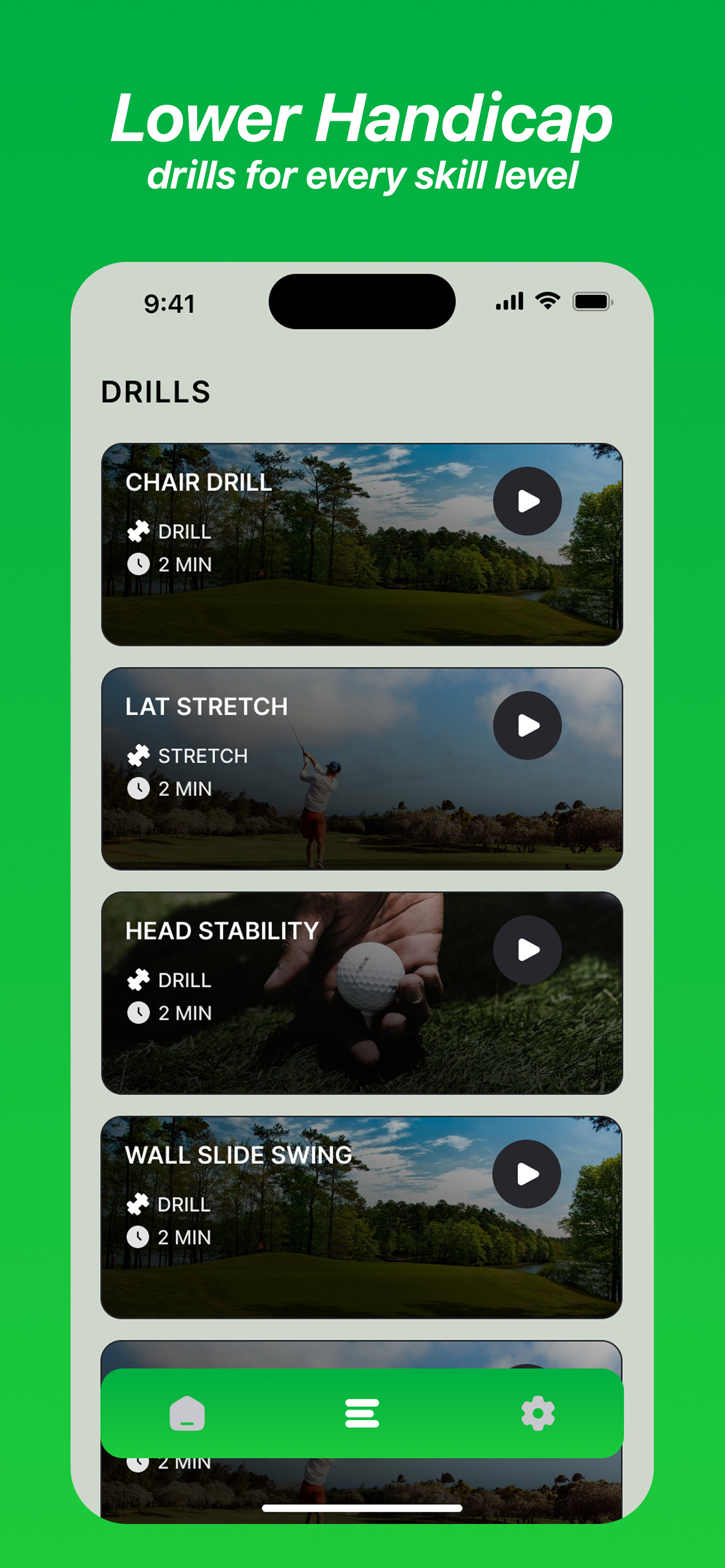 SwingFeel: At-Home Golf Drills