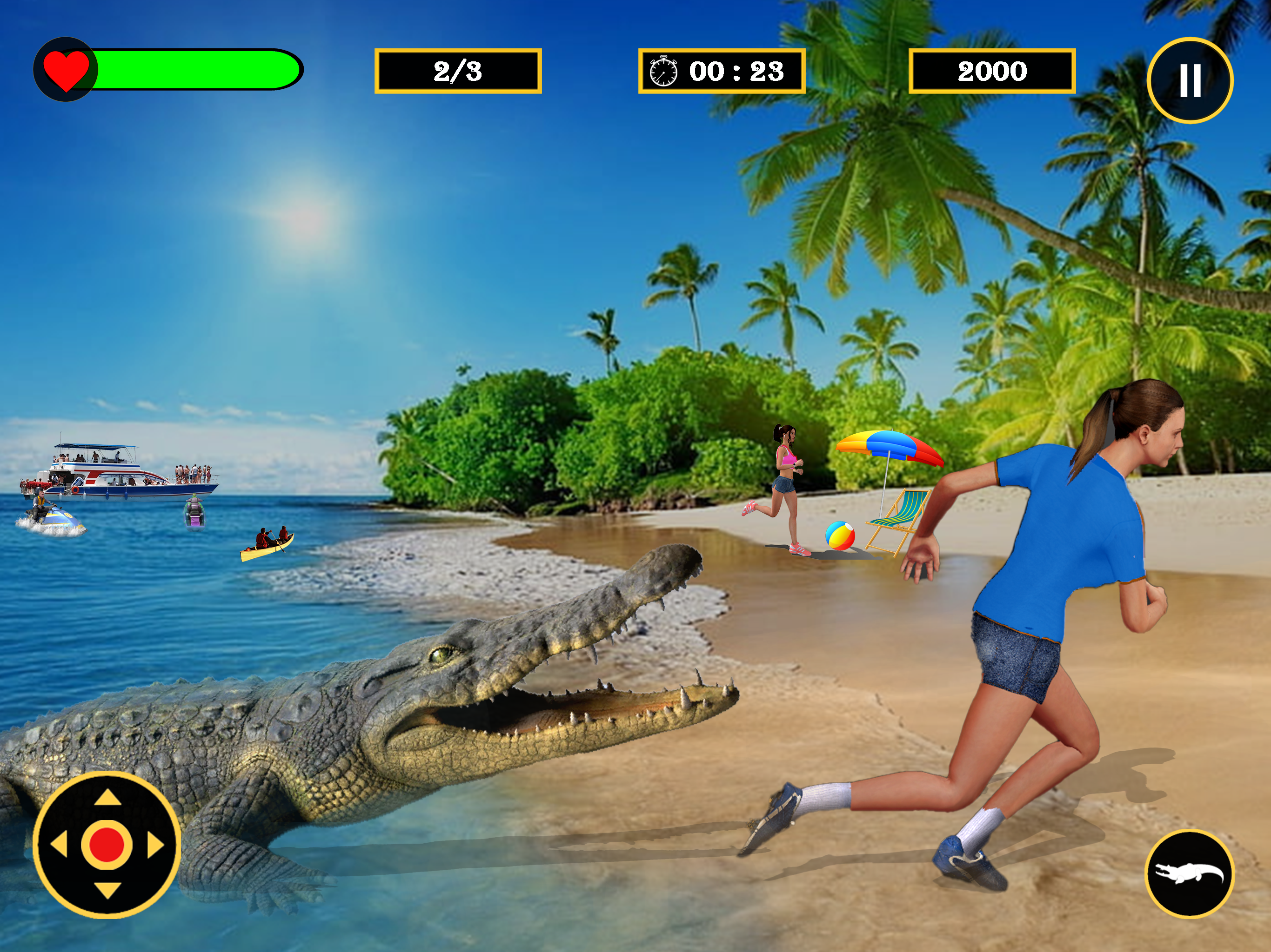 Crocodile Animal Attack Games