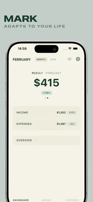MARK - Personal Finance screenshot 1