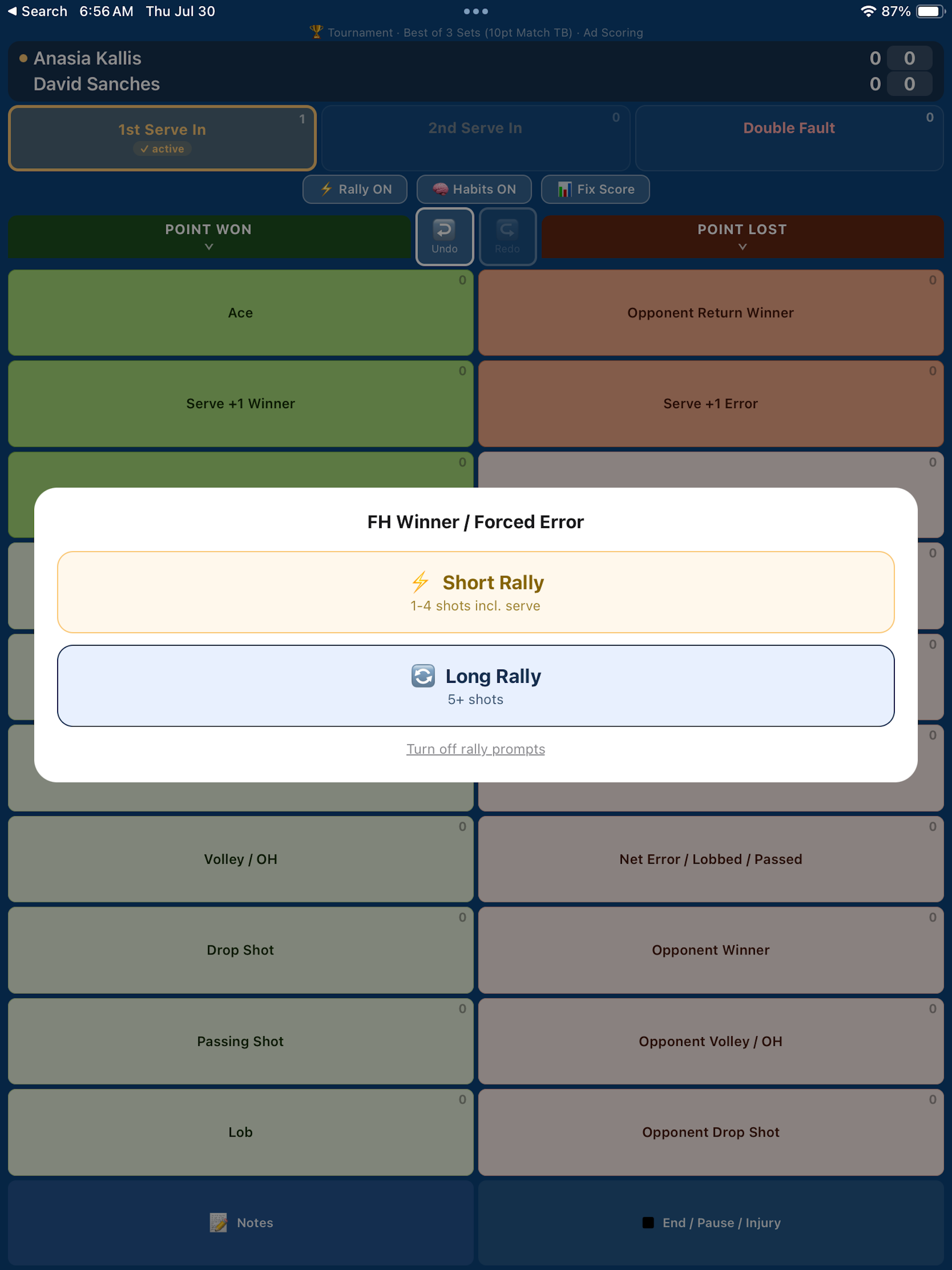 CourtSide Stats | Tennis ™ screenshot 18