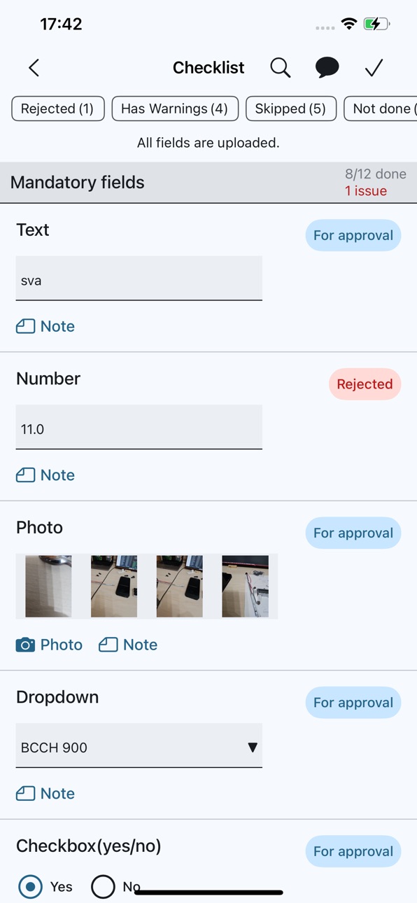 iPhone screenshot