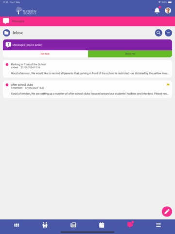 Blenheim Connect iPad screenshot