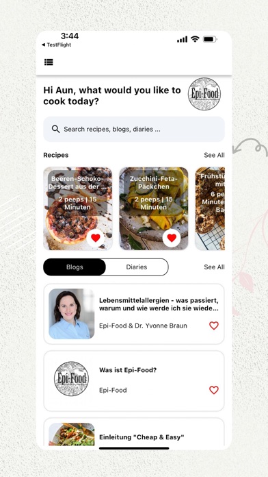 Epi-Food Screenshot