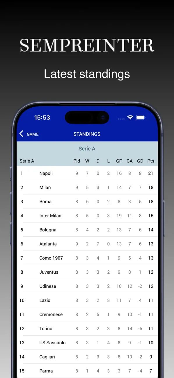 Screenshot #3 pour Sempre Inter