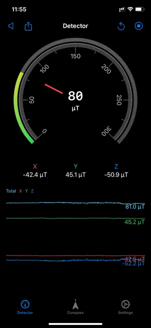 Metal Detector - Gauss Meter screenshot 1