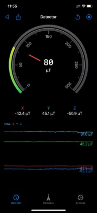 Metal Detector - Gauss Meter screenshot 1