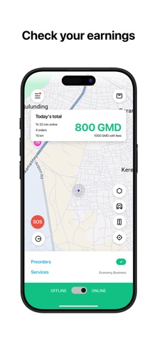Gamride Driver screenshot