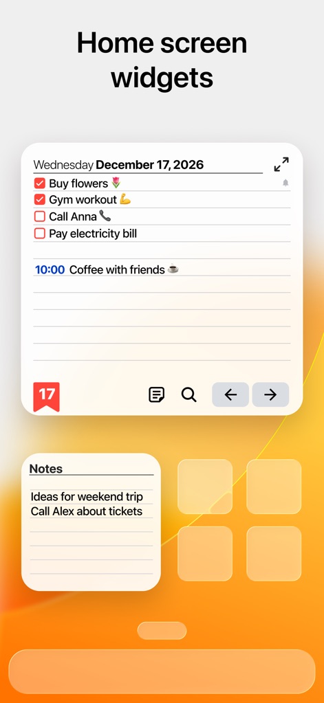 Pocket Planner, Calendar, Note - Productivity App | MWM