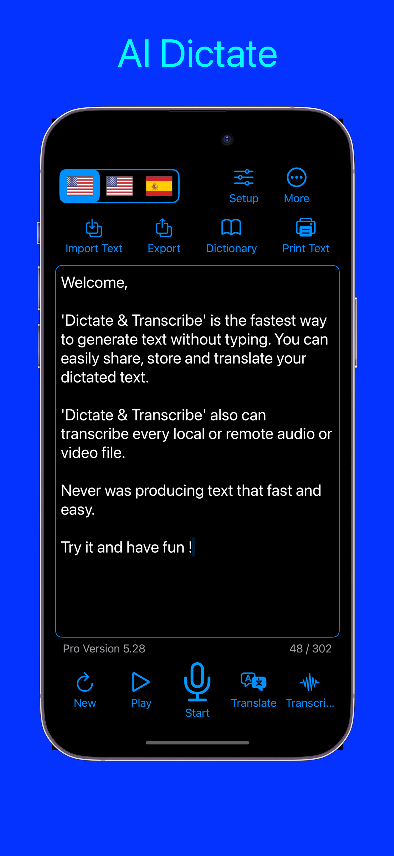Dictation Pro - Voice to Text