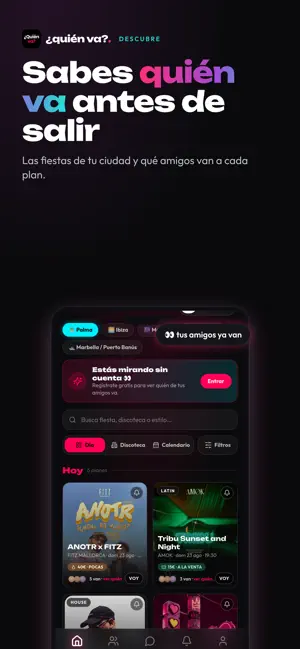 ¿Quién va? Fiestas cerca screenshot 1