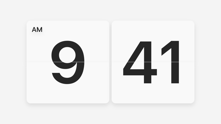 Screenshot #1 pour Zen Flip Clock