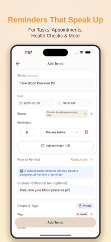 Juggle Ease: Family Organizer iPhone screenshot