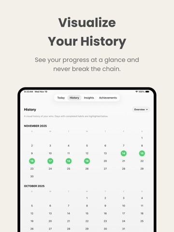 Habit Habit - Daily Tracker iPad screenshot
