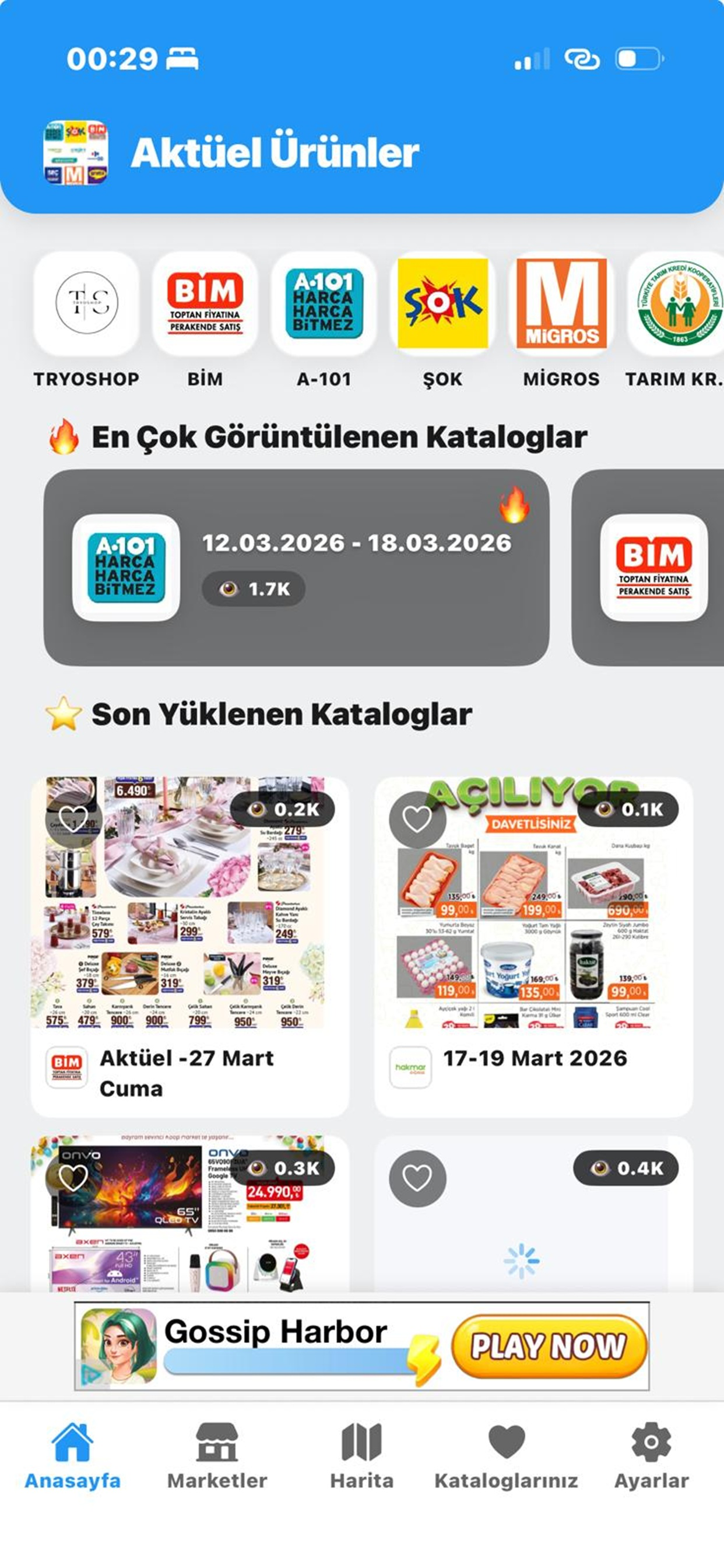 Aktüel Ürünler (Güncel)