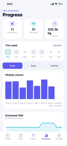 Liftweek: Gym Workout Planner screenshot 4