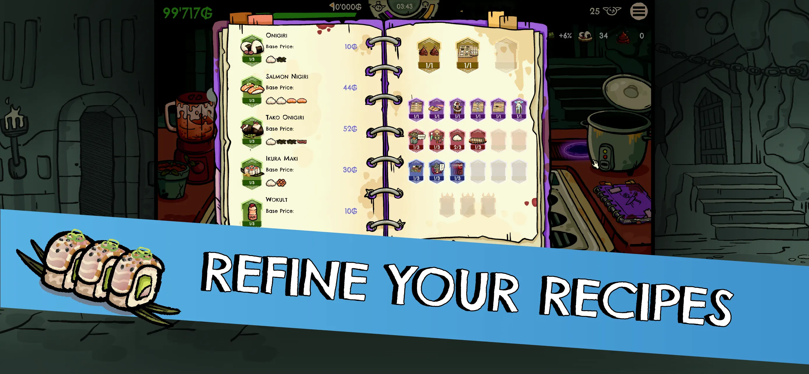 #8. Goblin Sushi (iOS) 由: Old Cake Factory GmbH