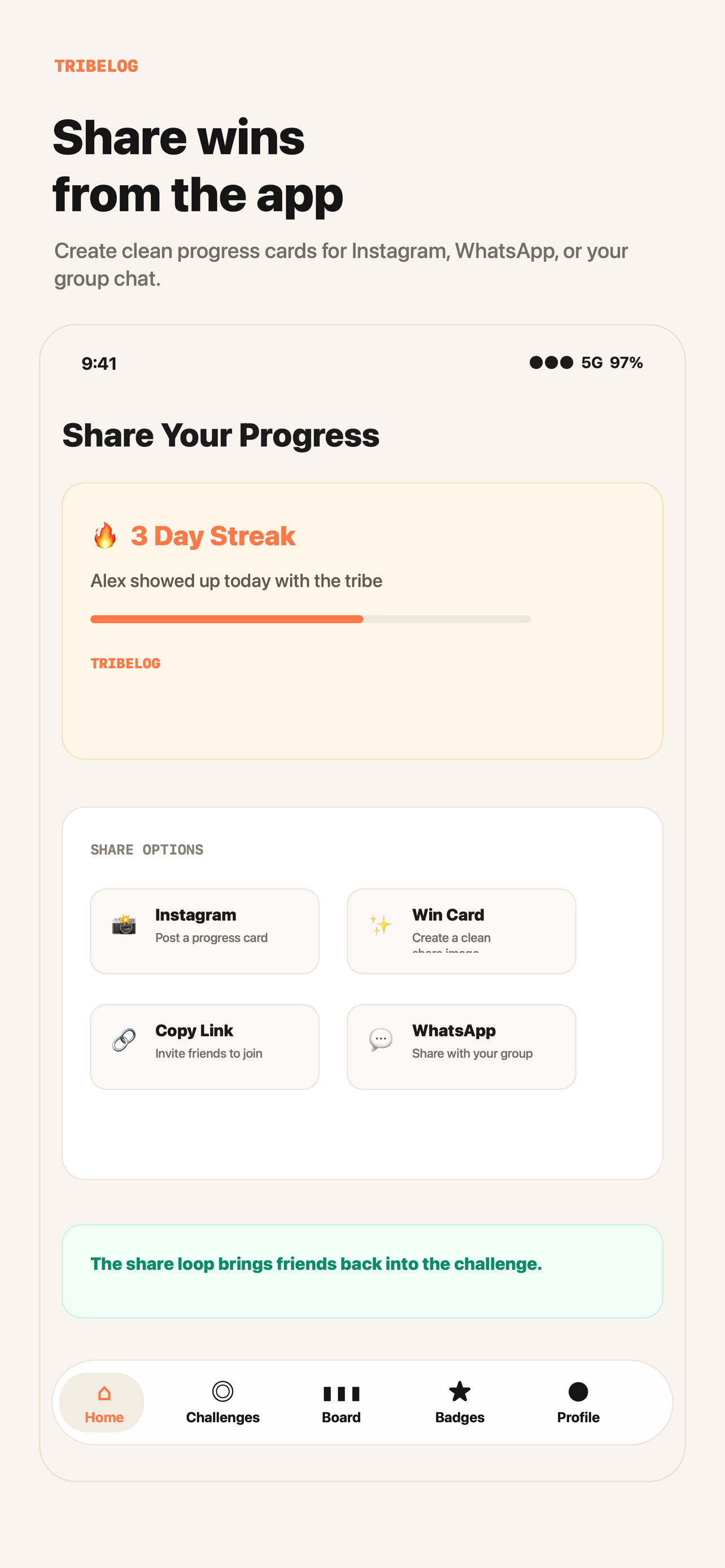TribeLog screenshot 10