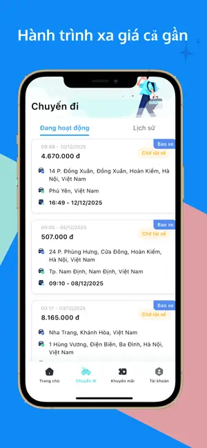 Xe ghép VN iPhone screenshot 3