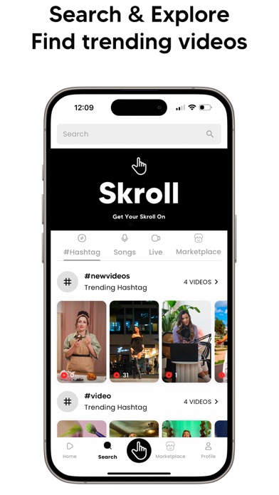 Skroll App Screenshot